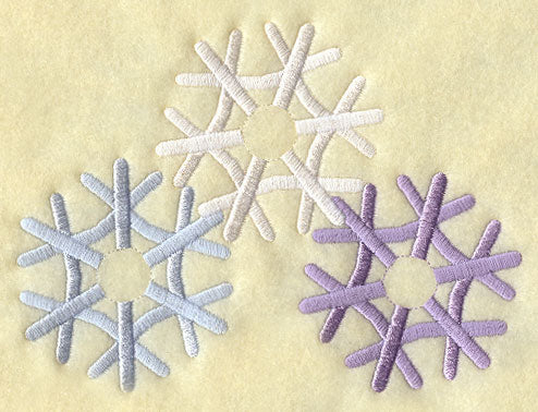 Button Snowflake Trio (Add Buttons)