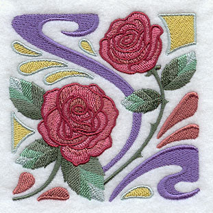 Arts and Crafts Roses Square