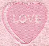 Conversation Heart - Love (Embossed)