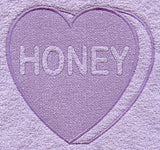 Conversation Heart - Honey (Embossed)