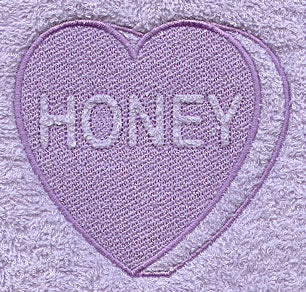 Conversation Heart - Honey (Embossed)