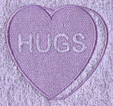 Conversation Heart - Hugs (Embossed)