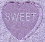Conversation Heart - Sweet (Embossed)