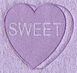 Conversation Heart - Sweet (Embossed)