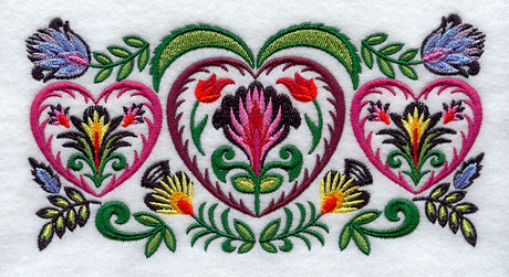 Wycinanki Heart Trio