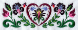 Wycinanki Heart Border