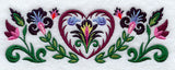 Wycinanki Heart Border