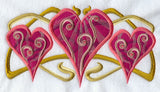 Art Deco Heart Trio