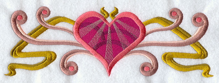 Art Deco Heart Border