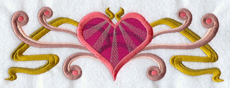 Art Deco Heart Border