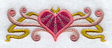 Art Deco Heart Border