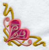 Art Deco Heart Corner