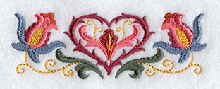 Suzani Heart Border