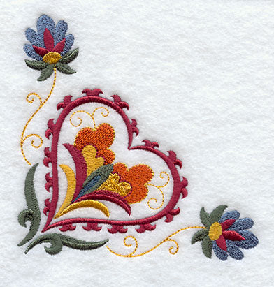 Suzani Heart Corner