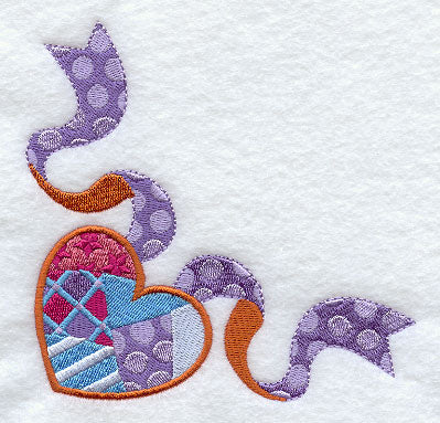 Patchwork Heart Corner