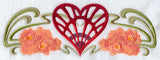 Art Nouveau Heart Border