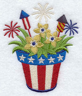Stars and Stripes Flowerpot