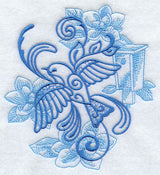 Bluebird and Birdhouse Echo