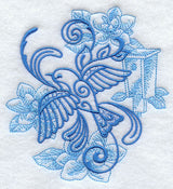 Bluebird and Birdhouse Echo