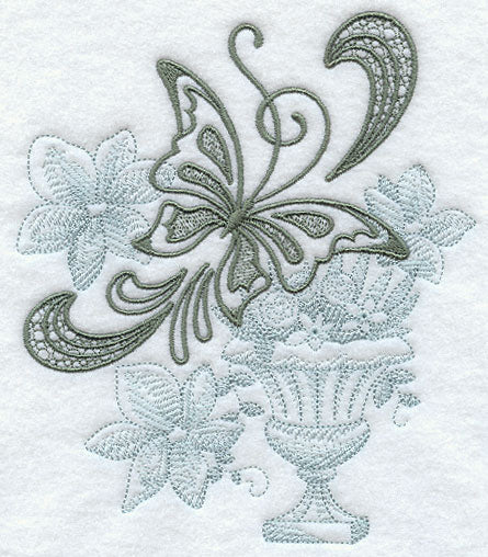 Butterfly and Flower Echo