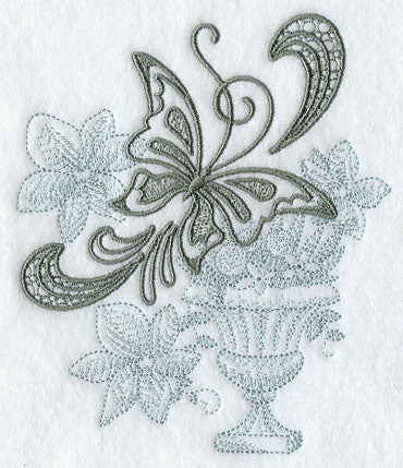 Butterfly and Flower Echo