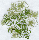 Parrot and Hibiscus Echo