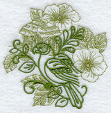 Parrot and Hibiscus Echo