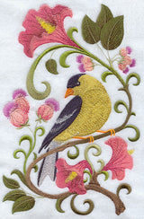 Goldfinch in Flowers