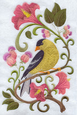 Goldfinch in Flowers