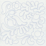 Bird and Flowers Quilting Square 1 (Single Run)