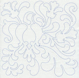 Bird and Flowers Quilting Square 3 (Single Run)