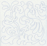 Bird and Flowers Quilting Square 6 (Single Run)