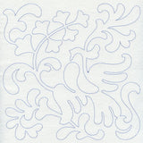 Bird and Flowers Quilting Square 7 (Single Run)