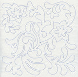 Bird and Flowers Quilting Square 9 (Single Run)