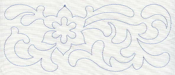 Flower Quilting Border (Single Run)