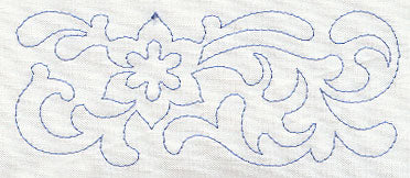 Flower Quilting Border (Single Run)