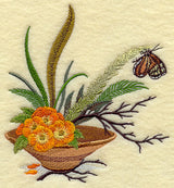 Ikebana and Butterfly