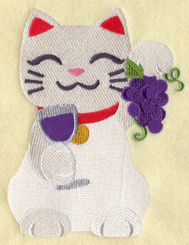 Maneki Neko and Wine