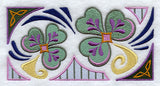 Arts and Crafts Shamrock Border