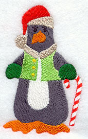 Very Merry Penguin and Candy Cane