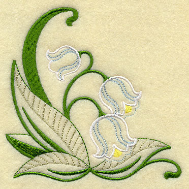 Lily of the Valley Corner (Vintage)