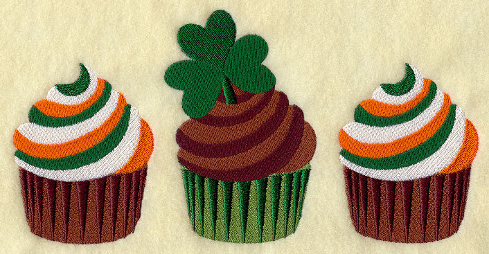 Irish Cupcake Trio