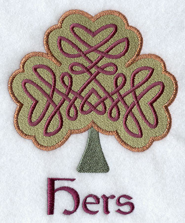 Celtic Shamrock with Hers