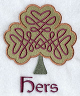 Celtic Shamrock with Hers