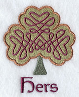 Celtic Shamrock with Hers