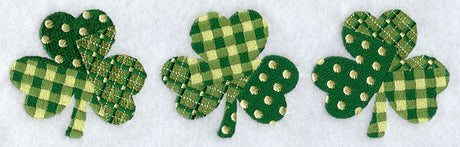 Patchwork Shamrock Trio