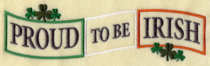 Proud to be Irish