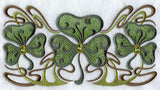 Art Nouveau Shamrock Trio