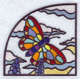 Stained Glass Spring - Top Left