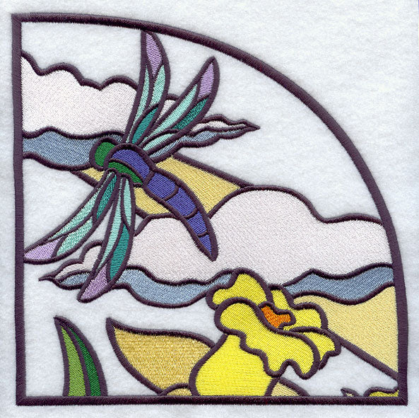 Stained Glass Spring - Top Right